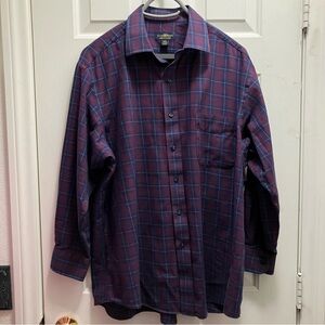 Club Room Men’s  Regular Fit Full Sleeve Shirt Multicolor Size 17 32-33